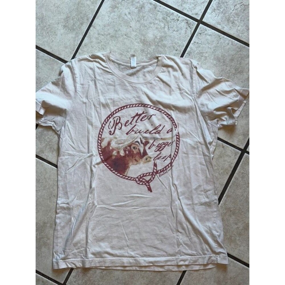 Women’s Cream Western Shirt Size Large